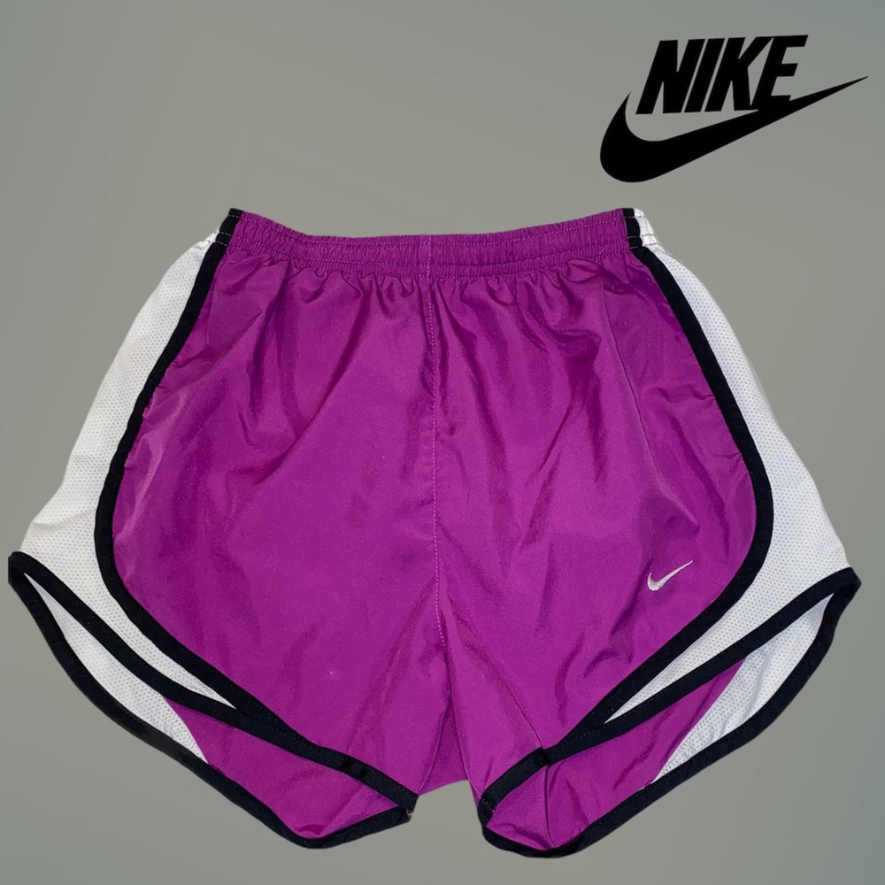 Nike Purple white tempo running shorts athletic xs